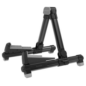 AROMA AGS-08 Support d'instruments à cordes universel réglable pliant - Noir