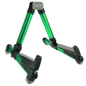 AROMA AGS-08 Support d'instruments à cordes universel réglable pliant - Vert
