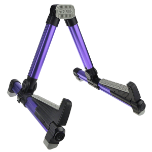 AROMA AGS-08 Support d'instruments à cordes universel réglable pliant - Violet