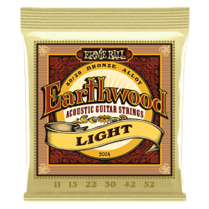 ERNIE BALL EARTHWOOD LIGHT CORDES GUITARE ACOUSTIQUE - 11-52