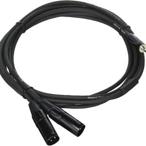 RCC-5-352XM - 5FT/1.5M INTERCONNECT CABLE, 3.5MM-DUAL XLR