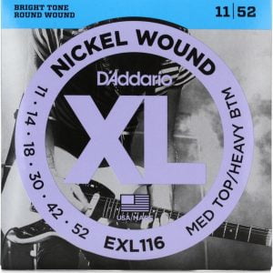 EXL116 - CORDES GUITARE ELECTRIQUE D`ADDARIO 11-52