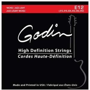 E12 - CORDES GUITARE ELECTRIQUE JAZZ GODIN