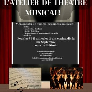Atelier Théatre Musical Automne 2025
