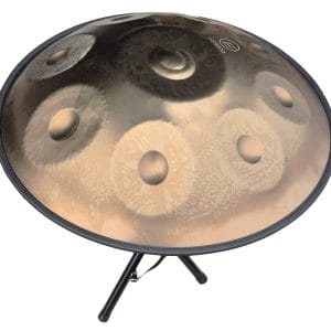 ECK HP9000 - HAND PAN ECKO DORÉE, AVEC ÉTUIS ET SUPPORT
